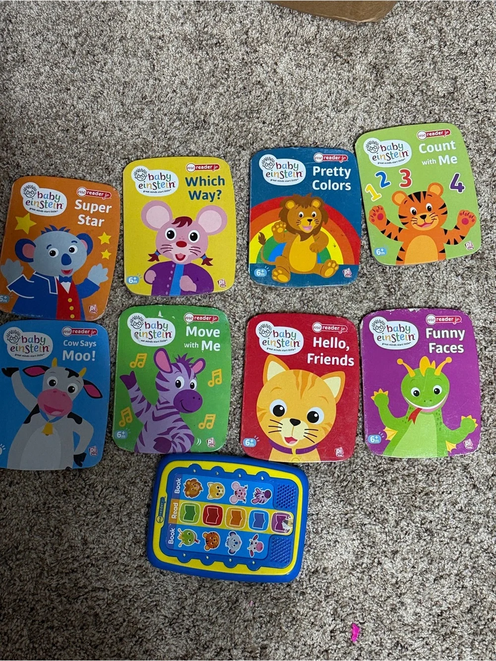 Baby Einstein Colorful Board Book Set - Red, Green, Purple, Blue, Yellow Covers